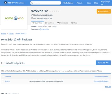 Rome2rio API (Overview, SDK Documentation & Alternatives).
